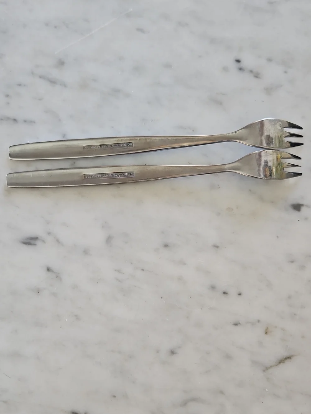 NORTHLAND Set Of 2 Antipasti/Appetizer Forks VINTAGE (Korea) EUC